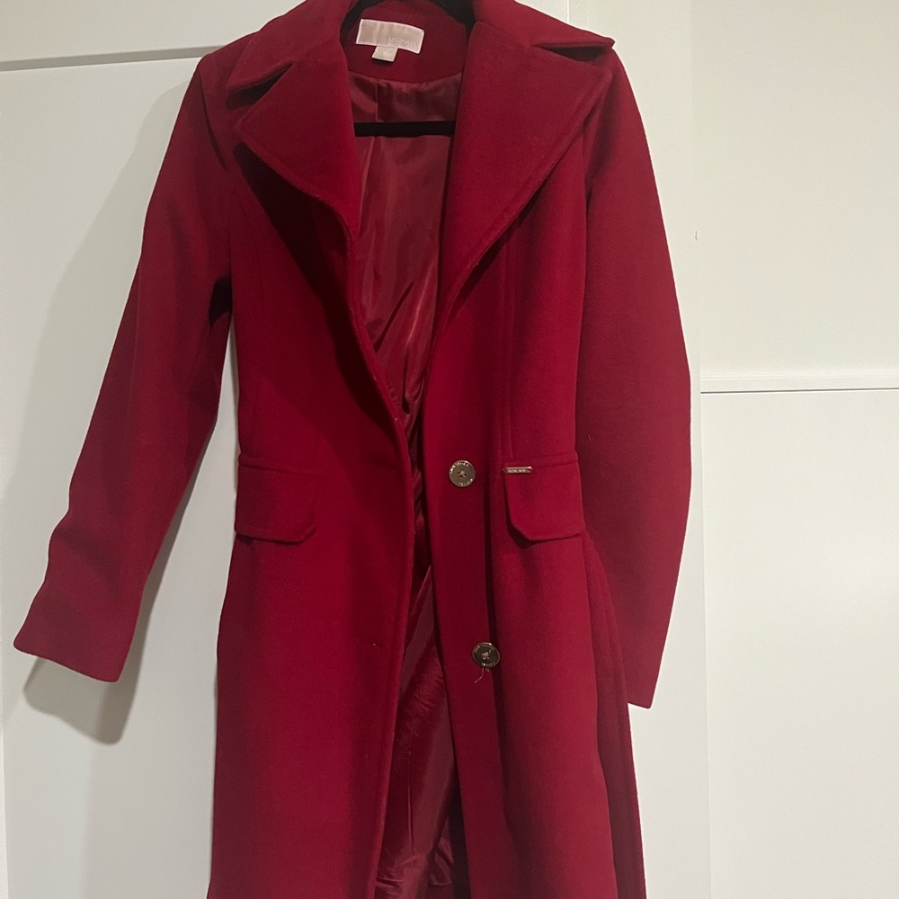 Michael KORS peacoat - used twice. Size small, able to fit jacket underneath.